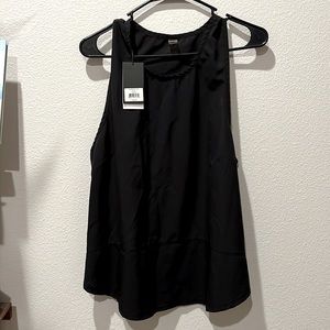 NEW WITH TAGS Black Athletic Tank